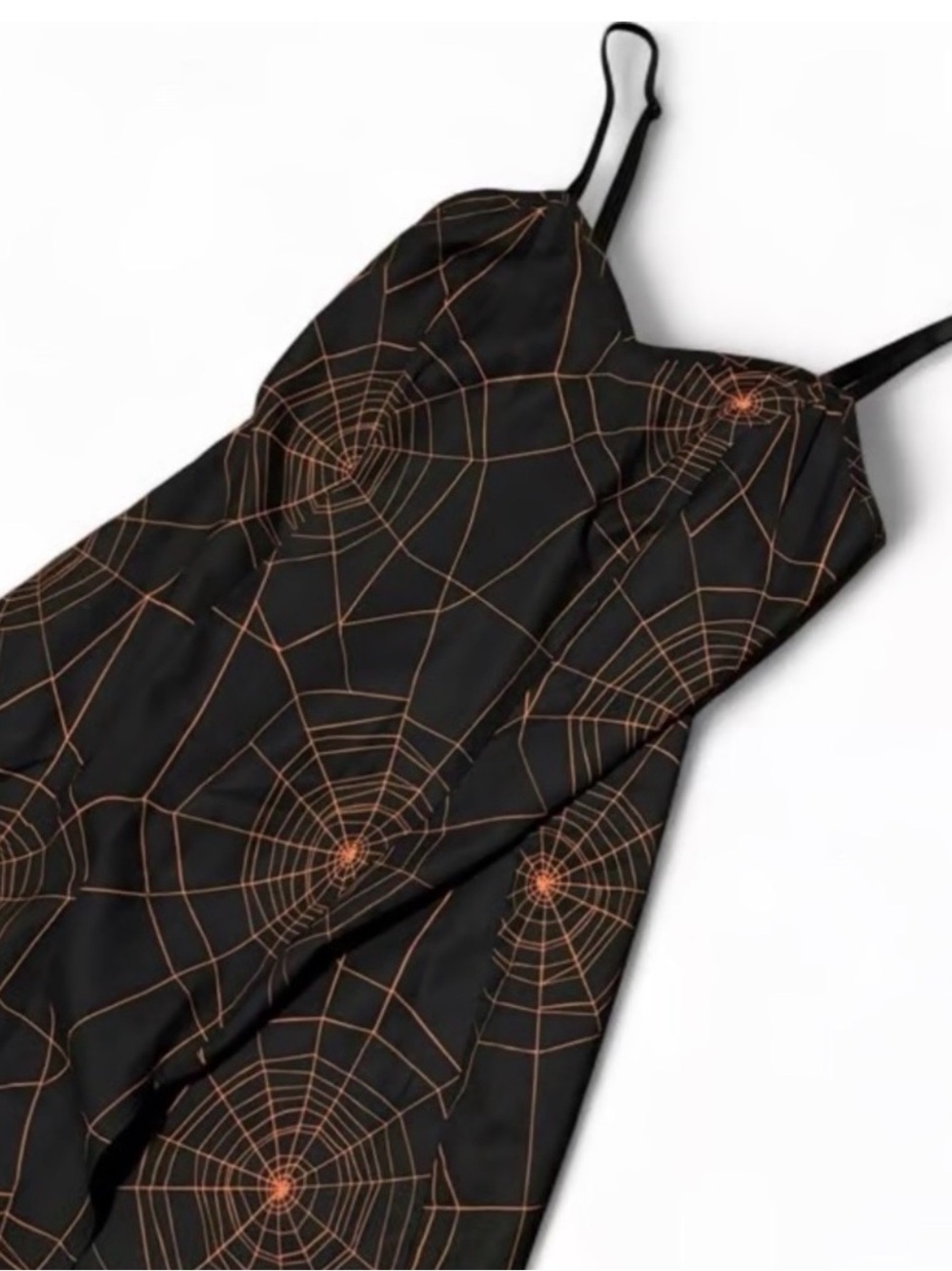 NWOT FOXBLOOD × ELIZA
SIDNEY ORANGE SPIDERWEB
MAXI DRESS - 2X